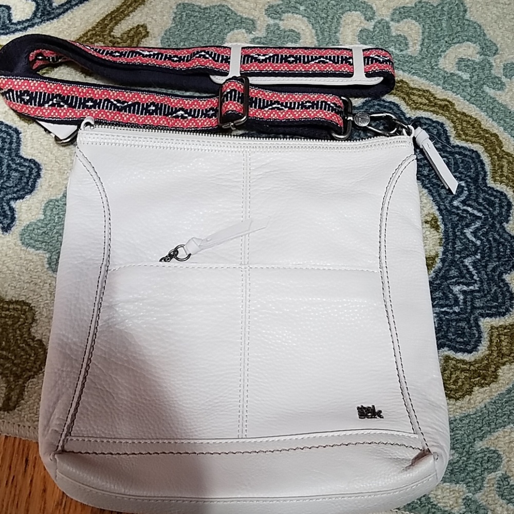 The Sak Cream with Interchangeable Strap Crossbody